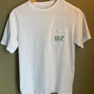 Vineyard Vines White Short Sleeve Tee Classic Cotton, Men’s XS